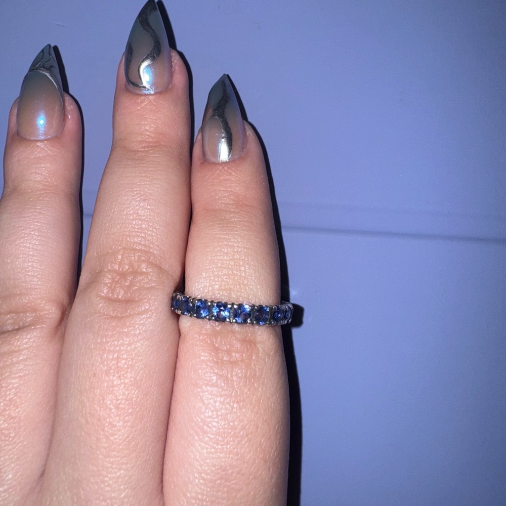 Elegant Blue Gemstone Ring